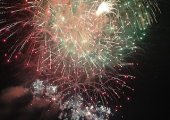 Fujairah: Umbrella Beach Fireworks Display UAE’s National Day Celebration