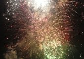 Fujairah: Umbrella Beach Fireworks Display UAE’s National Day Celebration