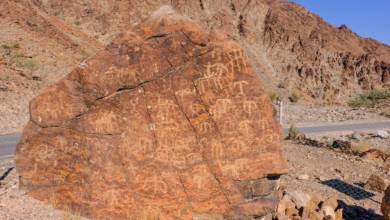 Photo of Fujairah’s petroglyphs  (Wadi Saham)