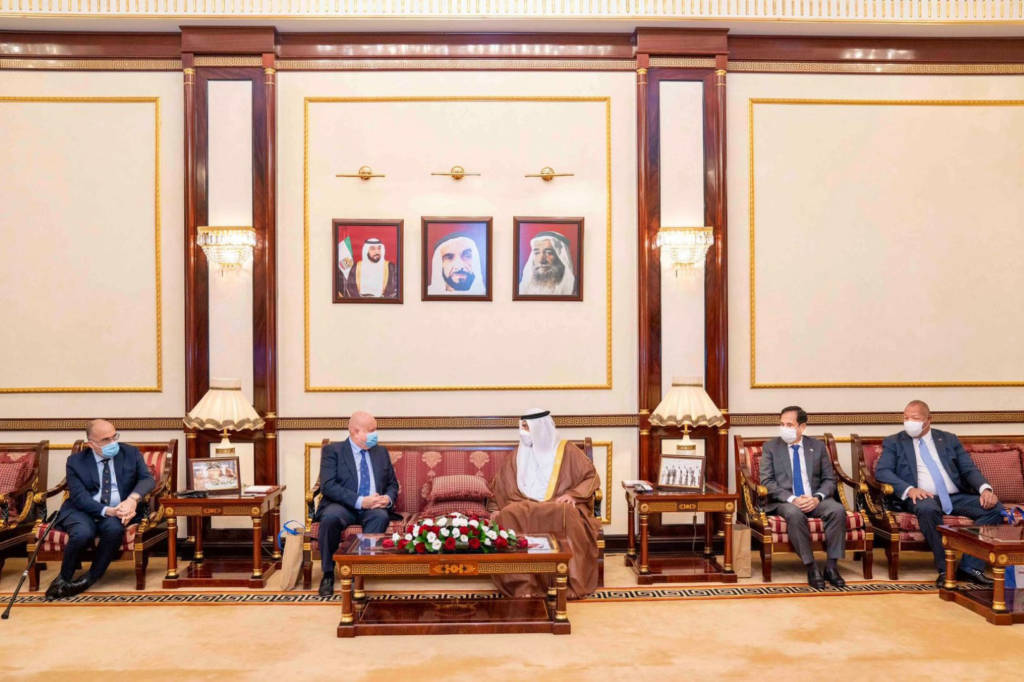 Sheikh Mohammed welcomed the ambassadors and wished them success in their work to enhance cooperation between their countries and the UAE.
