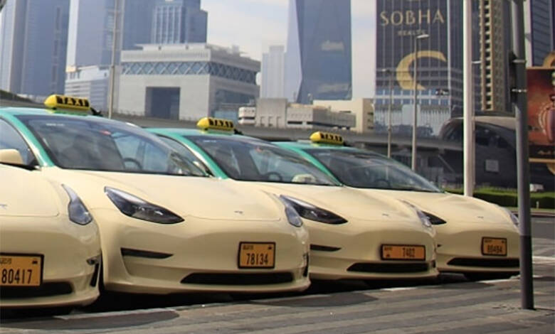 taxi tesla